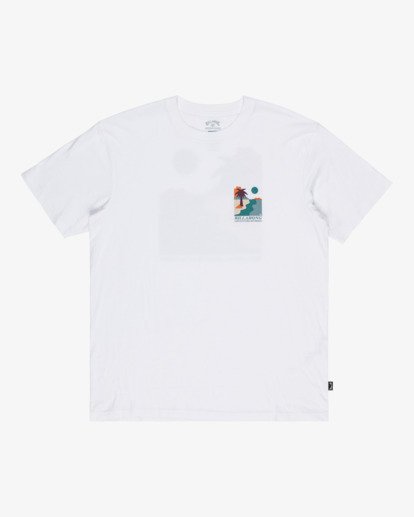 billabong, Sundown - T-Shirt à manches courtes pour Homme, WHITE (wht) Sundown - Short Sleeve T-Shirt for Men  EBYZT00384