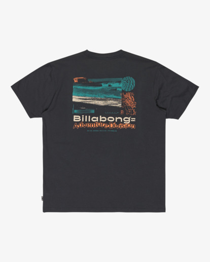 billabong, Tidal Research - T-Shirt à manches courtes pour Homme, DARK NAVY (ktw0) Tidal Research - Short Sleeve T-Shirt for Men  EBYZT00386