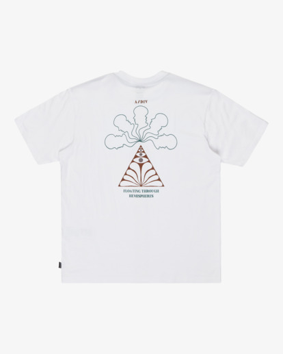 billabong, Floating - T-shirt de manga curta para homem, WHITE (wht) Floating - Short Sleeve T-Shirt for Men  EBYZT00387
