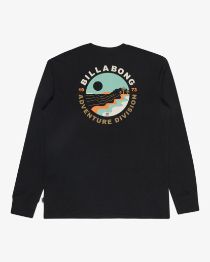 billabong, Rockies - T-shirt manches longues pour Homme, BLACK (blk) Rockies - Long Sleeve T-Shirt for Men  EBYZT00390
