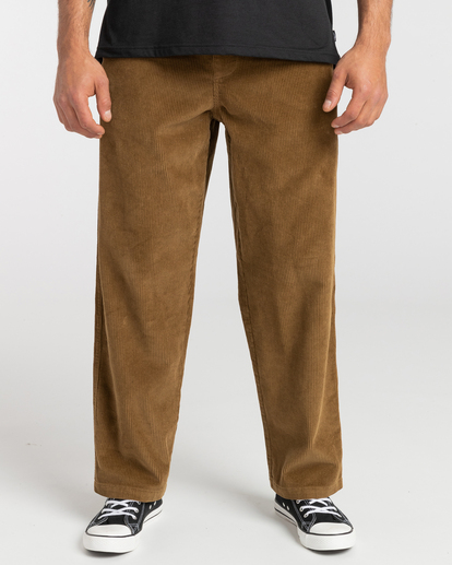 Bad Dog - Elasticated Corduroy Trousers for Men  F1PT05BIF2