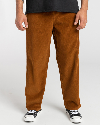 Bad Dog - Elasticated Corduroy Trousers for Men  F1PT05BIF2