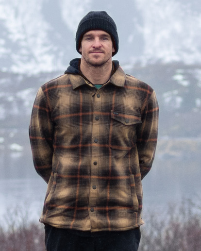 Furnace Bonded - Hooded Flannel Shirt for Men  F1SH27BIF2