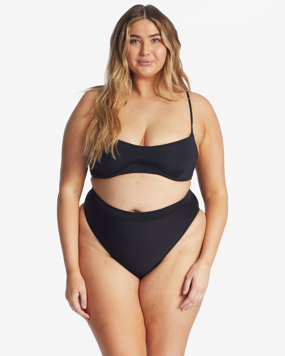 billabong, Sol Searcher Maui Rider - Bikiniunterteil für Frauen, BLACK PEBBLE (3920) Sol Searcher Maui Rider - Bikini Bottoms for Women  F3SB30BIF2