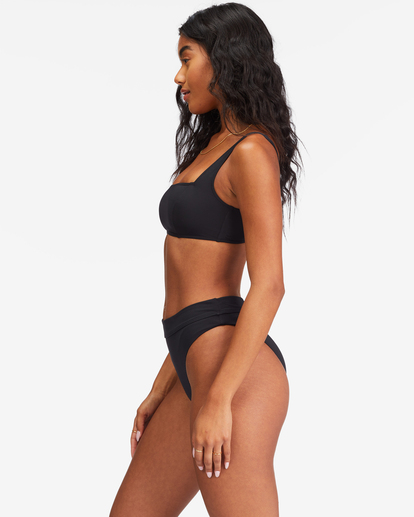 billabong, Sol Searcher Maui Rider - Bikiniunterteil für Frauen, BLACK PEBBLE (3920) Sol Searcher Maui Rider - Bikini Bottoms for Women  F3SB30BIF2