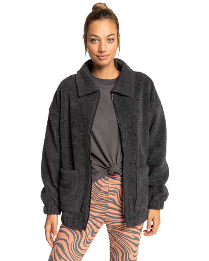 My Cozy - Sherpa Zip Fleece for Women  F3WA05BIF2