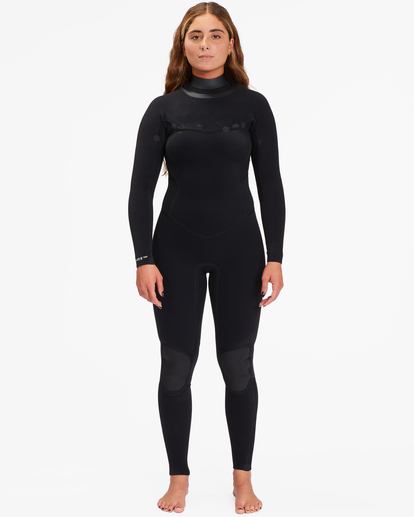 5/4mm Salty Dayz Natural 2022 - Chest Zip Wetsuit for Women  F45F20BIF2