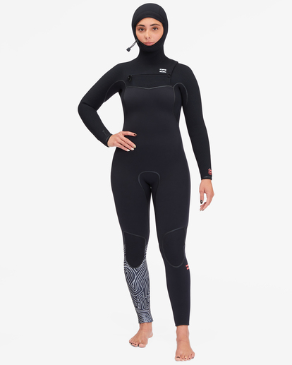 5/4mm Furnace Comp - Hooded Chest Zip Wetsuit for Women  F45F32BIF2