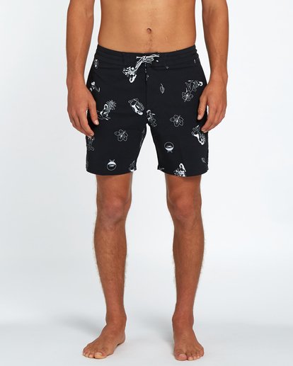 Sean Morris Lo Tides 17" Boardshort  H1BS24BIP8