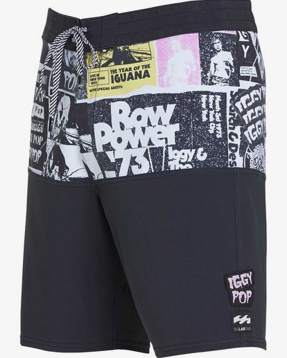 Fifty50 Poster Lo Tides 19" Boardshort  H1BS38BIMU