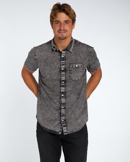 Wave Washed Shirt  H1SH06BIP8