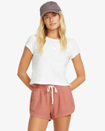 Road Trippin - Elasticated Shorts for Women  J202EROA