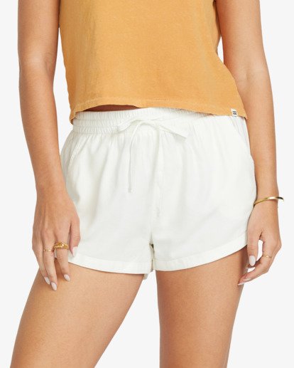 billabong, Road Trippin - Short à taille élastique pour Femme, SALT CRYSTAL (scs) Road Trippin - Elasticated Shorts for Women  J202EROA