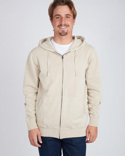 Wave Washed Zip Hoodie  L1FL18BIF8