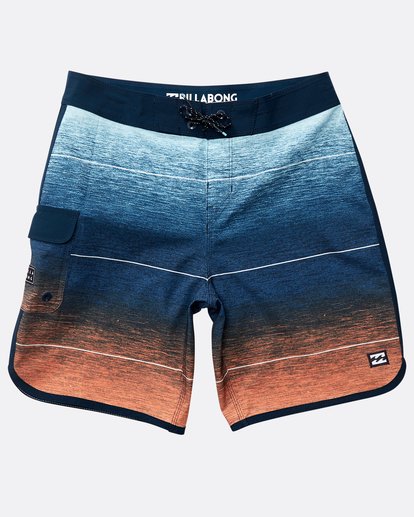 Boys' 73 Stripe Pro Boardshorts  N2BS02BIP9