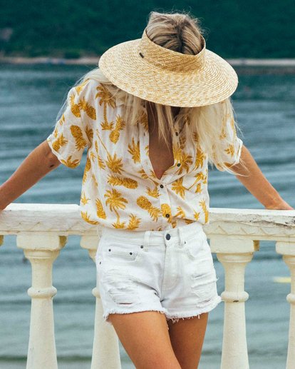 Hana Koa Blouse Top  P3TP01BIS9