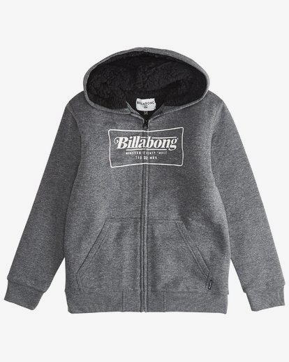 Trade Mark - Zip Sherpa Hoodie Boy for Boys  Q2ZH01BIF9