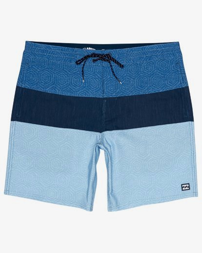 Tribong 19" - Colour-Blocked Board Shorts for Men  S1BS49BIP0