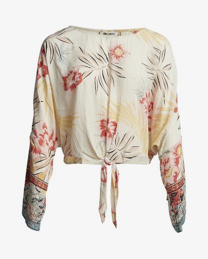 Back Round - Printed Blouse for Women  S3TP04BIP0