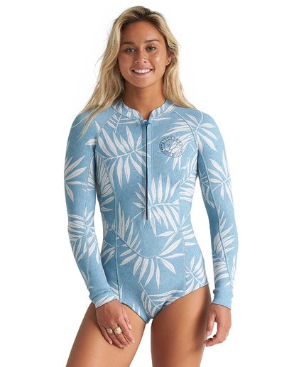 2mm Salty Dayz - Long Sleeve Springsuit for Women  S42G57BIP0