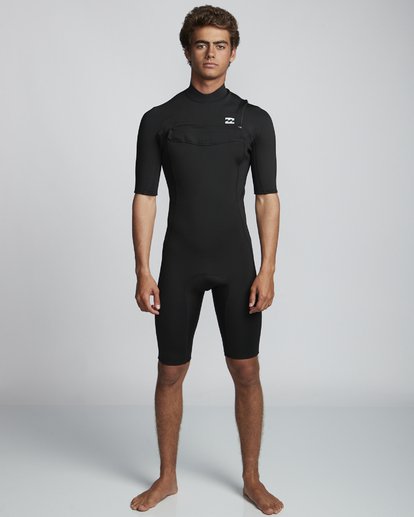 2/2mm Absolute FL - Short Sleeve Chest Zip Springsuit for Men  S42M70BIP0