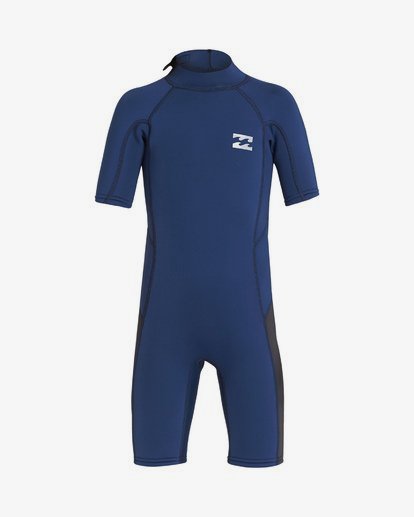 2/2mm Absolute FL - Short Sleeve Back Zip Springsuit for Toddlers  S42T60BIP0