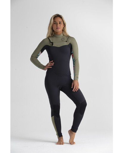 3/2mm Salty Dayz - Chest Zip Wetsuit for Women  S43G51BIP0