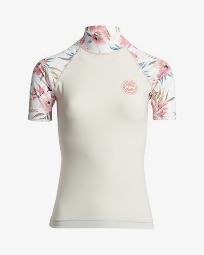 Flower - Short Sleeve Rash Vest for Women  S4GY06BIP0