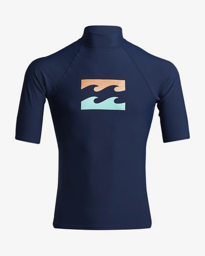 Team Wave - Short Sleeve UPF 50 Rash Vest for Men  S4MY07BIP0