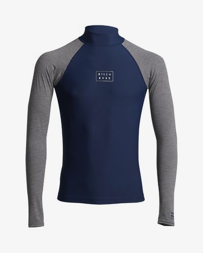 Contrast - Long Sleeve UPF 50 Rash Vest for Men  S4MY14BIP0