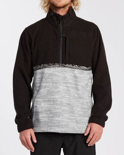 Adventure Division Collection Boundary Mock Neck - Mock Neck Fleece for Men  U1FL35BIF0