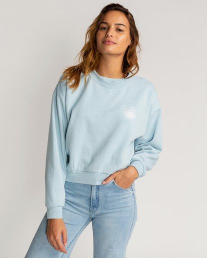 Pale blue sweatshirt womens best sale