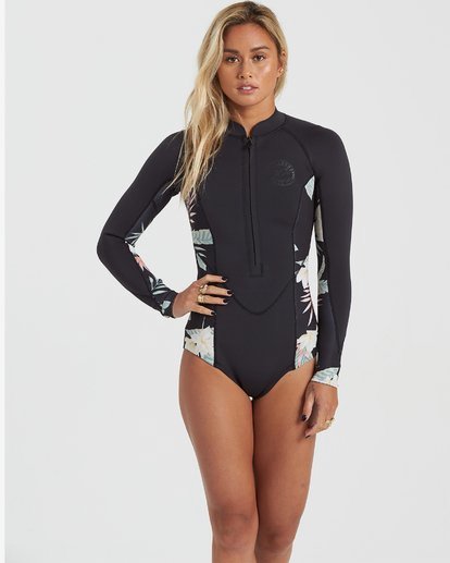 Surf Capsule Salty Dayz - Long Sleeve Springsuit for Women  U42G32BIF0