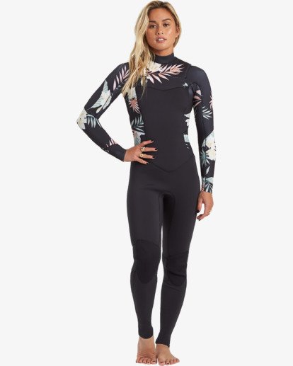 Surf Capsule 4/3mm Salty Dayz - Wetsuit for Women  U44G30BIF0