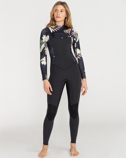 Surf Capsule 5/4mm Salty Dayz - Wetsuit for Women  U45G30BIF0