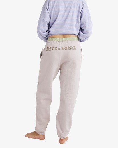 billabong, Since 73 The Original Vibes - Bas de sport taille élastique pour Femme, MULTI (mul) Since 73 The Original Vibes - Elasticated Tracksuit Bottoms for Women  UBJFB00140