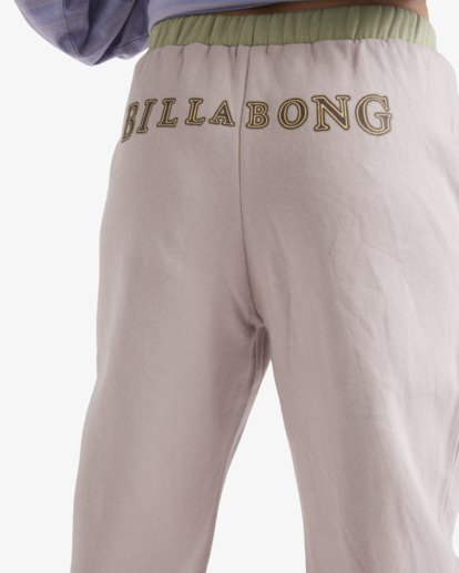 billabong, Since 73 The Original Vibes - Bas de sport taille élastique pour Femme, MULTI (mul) Since 73 The Original Vibes - Elasticated Tracksuit Bottoms for Women  UBJFB00140