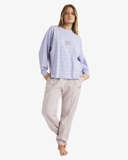 billabong, Since 73 The Original Vibes - Bas de sport taille élastique pour Femme, MULTI (mul) Since 73 The Original Vibes - Elasticated Tracksuit Bottoms for Women  UBJFB00140