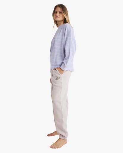 billabong, Since 73 The Original Vibes - Bas de sport taille élastique pour Femme, MULTI (mul) Since 73 The Original Vibes - Elasticated Tracksuit Bottoms for Women  UBJFB00140