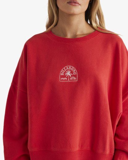 billabong, Salty Babe Cabo - Pullover Sweatshirt for Women, RED ALOHA (rpz0) Salty Babe Cabo - Pullover Sweatshirt for Women  UBJFT00219