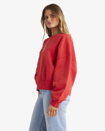 billabong, Salty Babe Cabo - Pullover Sweatshirt for Women, RED ALOHA (rpz0) Salty Babe Cabo - Pullover Sweatshirt for Women  UBJFT00219