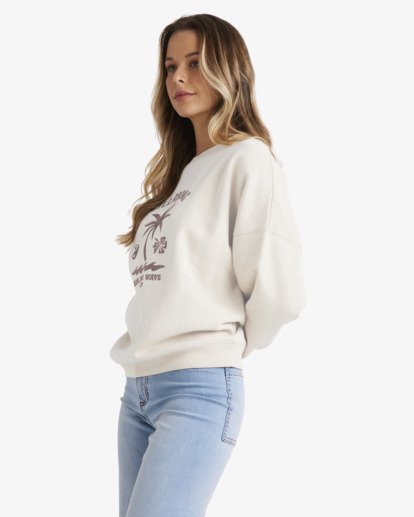 billabong, Surf Club Venice - Sweatshirt für Frauen, SALT CRYSTAL (scs) Surf Club Venice - Pullover Sweatshirt for Women  UBJFT00274