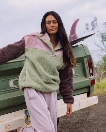 Since 73 The Original Vibes - Half Zip Fleece for Women  UBJFT00290