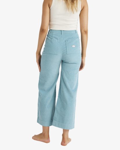 billabong, Sea Tone - Pantalon ample pour Femme, MISTY BLUE (myb) Sea Tone - Wide Leg Trousers for Women  UBJNP00191