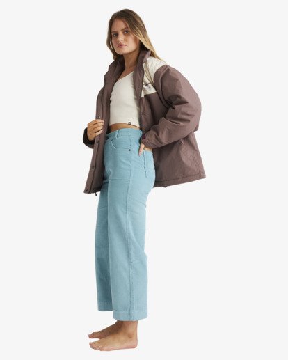 billabong, Sea Tone - Pantalon ample pour Femme, MISTY BLUE (myb) Sea Tone - Wide Leg Trousers for Women  UBJNP00191