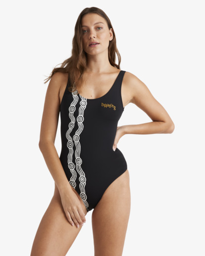 Otis Water Retro  - One Piece Swimsuit for Women  UBJX100296