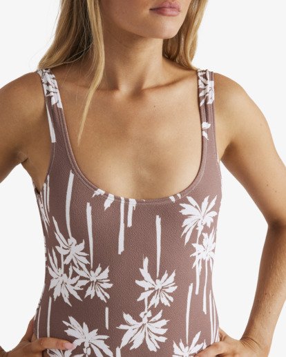 billabong, Sunset Canyon Square Tank - Bañador de cobertura media para mujer, NUTMEG (cpa0) Sunset Canyon Square Tank - Medium Coverage One-Piece Swimsuit for Women  UBJX100329