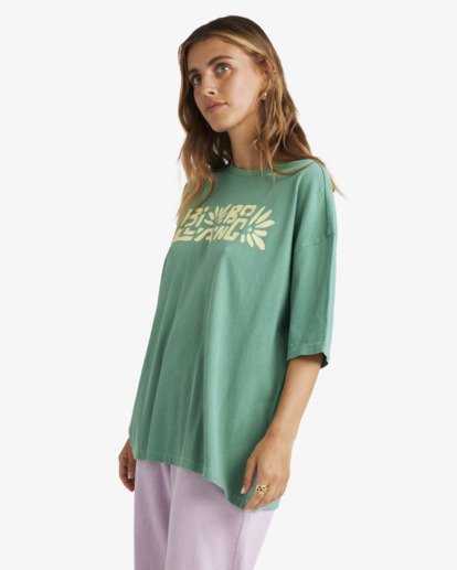 billabong, Highest Tide - T-Shirt für Frauen, ISLAND GREEN (ign) Highest Tide - Short Sleeves T-Shirt for Women  UBJZT00500