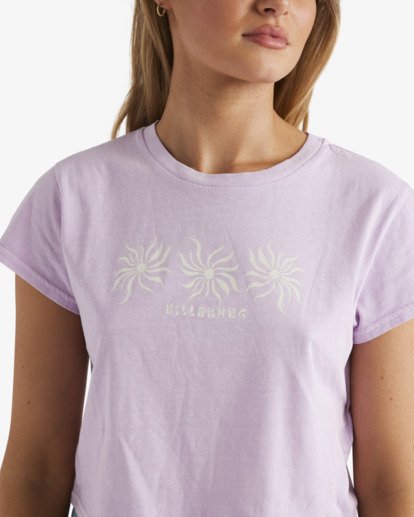 billabong, Miles Away - Kurzärmliges T-Shirt mit Screen-Print für Frauen, AMETHYST SMOKE (ams) Miles Away - Short Sleeve T-Shirt for Women  UBJZT00518