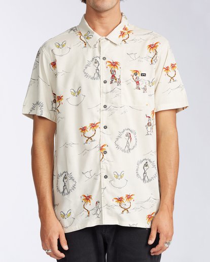 Sundays Vacay Grinch - Short Sleeve Shirt for Men  V1SH11BIW0